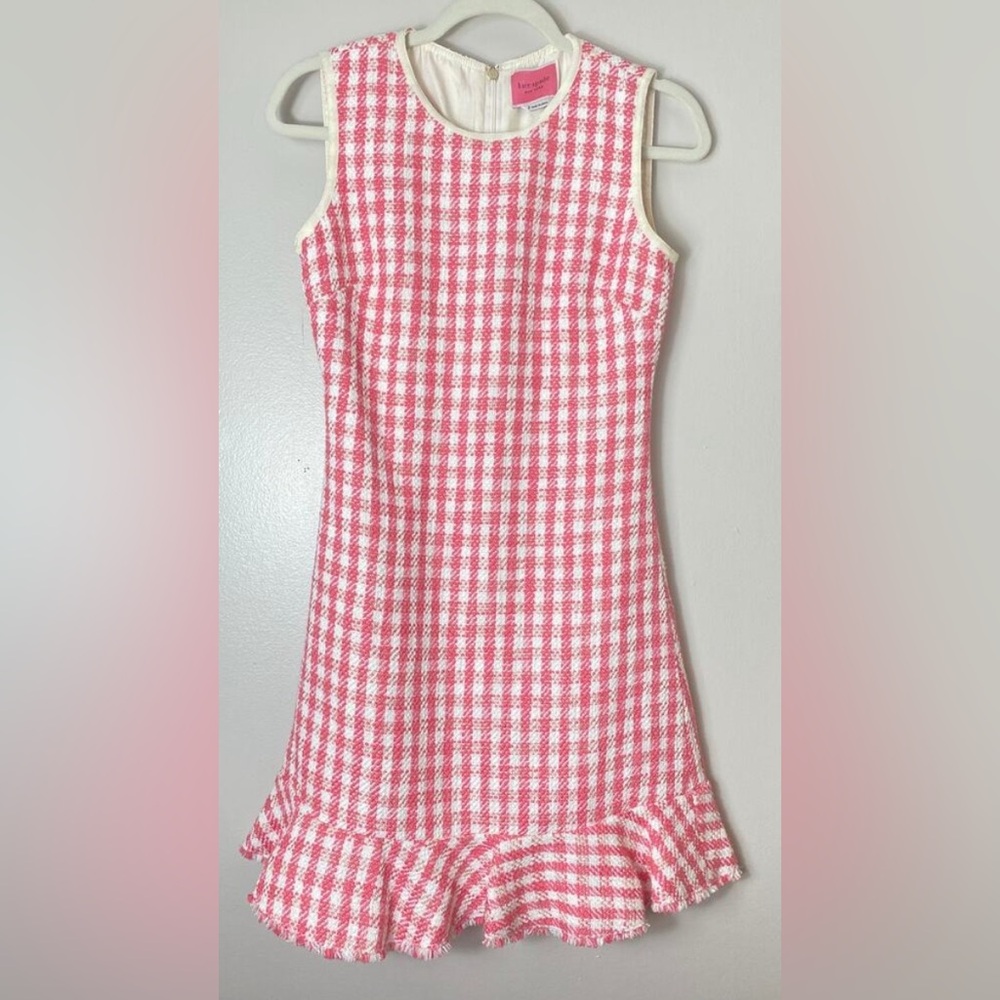 Kate Spade Pink Ruffled Mini Dress